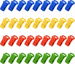 36 Sokclips met Hangende Haken - Multifunctionele Kledingclips voor Sokorganisatie - Geen Behoefte om te Buigen - Voor Wasmachine en Wasdroger — thumbnail 1
