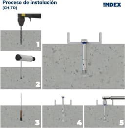 Zware Last Bevestiging - Ankerbouten Set - Beton Verankering - Hoge Draagkracht - M6 x 45 mm - Verzinkt — thumbnail 4