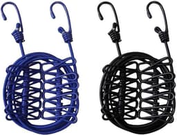 Reis Kledinglijn - Draagbare Waslijn - Buiten Drogen - Met 12 Klemmen - 180-300 cm - Zwart Blauw — thumbnail 1