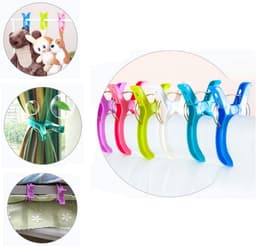 Wasknijpers - Kleding Clips - Kleding Drogen - Winddicht Antislip - 8 stuks - Multicolor — thumbnail 3