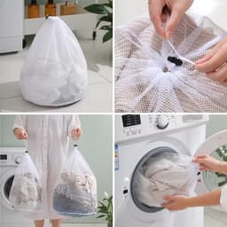 4 Stuks Wasnetten voor Kleding - Diverse Maten Waszakken voor de Wasmachine en Opberging — thumbnail 4