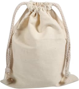 Multifunctionele Katoenen Trekkoord Tas voor Thuis, Stofdicht en Ademend, Ideaal voor Was, Reizen en Outdoor Activiteiten (15x20cm) — thumbnail 2