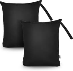 Waterdichte Waszak voor Vuil Wasgoed - Herbruikbare Organizer voor Zwemkleding, Gymtassen en Strandhanddoeken - 2 Stuks (16 x 20") — thumbnail 1