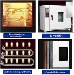 Sneldroogoven Laboratorium - Industriële Oven - Producten Drogen - Intelligente Temperatuurregeling - 15L tot 136L — thumbnail 3