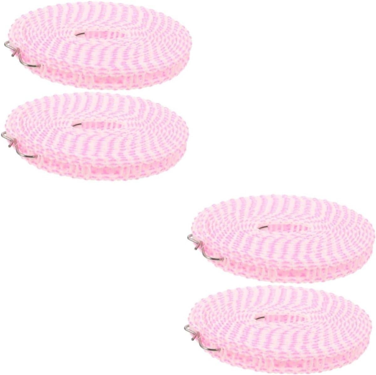 Waslijnen Set - Kledinglijn Touw - Reizen Kamperen - Winddicht Slipvast - 4 Stuks - Zoals Afgebeeld — afbeelding 1