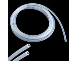 Flexibele Voedselveilige Siliconen Slang van 4m, 8mm ID x 10mm OD, Transparante Slang voor Water en Lucht, Ideaal voor Pompoenoverdracht en Tuinieren