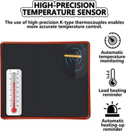 Droogoven Laboratorium - Verwarmingsoven - Efficiënt Drogen - Intelligente Temperatuurregeling - 16L 25x25x25cm — thumbnail 5