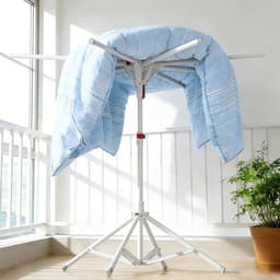 Droogrek Toren - Wasdroger Standaard - Kleding Drogen - Flexibel Instelbaar - XXL - Grijs — thumbnail 5
