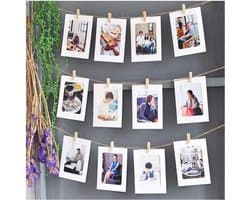 Wanddecoratie met Jute Touw en Clips - Flexibel en Creatief - Set van 1