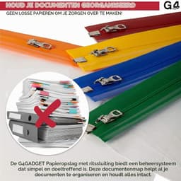 A5 Document Portemonnee - Transparant - Geschikt voor A5 Formaat - Waterdicht en Duurzaam - Voor Thuis en op Reis — thumbnail 3