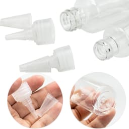 Knijpkruiderijflessen - Doorzichtig - 30 ml - Herbruikbare Plastic Doseerflessen - Voor Sauzen en Vloeistoffen — thumbnail 4