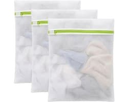 Set van 3 Wasnetten met Rits voor Wasmachine - Ideaal voor Kleding, Ondergoed en Delicate Stoffen, 50 x 60 cm