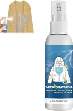 Antistatische spray 100ml voor kleding, textiel, meubels en auto - Vermindert statische lading — thumbnail 1