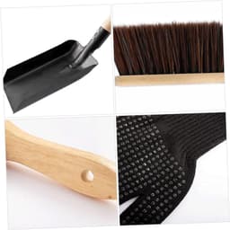 1set Handveger Schep Voor Haardreiniging Handvat Brandwerende Handschoenen Voor Haard Kachelonderhoud — thumbnail 3