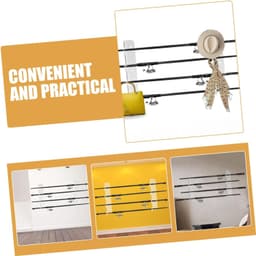 1set Visstokhouder Transparante Visstokstandaard Functionele Vissers Organiser Voor Thuisgebruik — thumbnail 2