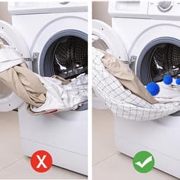 Droogerballen voor wasdroger, donsjacks, wasbal voor wasmachine - 8 stuks drogerbal, wasbal voor wasmachine, ballen voor droger — thumbnail 4