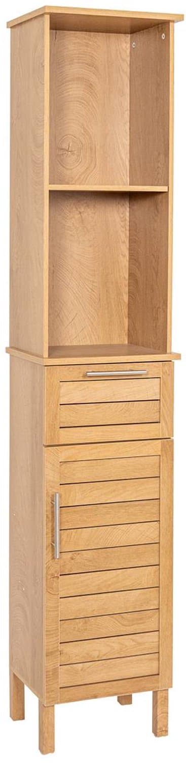 Opbergkast van MDF met 1 deur, 1 lade en 2 planken in koloniale stijl — afbeelding 1