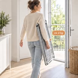 Cheqo® Droogrek - Wasrek Inklapbaar - Staand Vleugeldroogrek - Wasdroogrek Opvouwbaar - 18 Meter Drooglengte - Droogrek met Vleugels - Voor Binnen en Buiten - Ruimtebesparend Kledingrek - Lichtgewicht Wasdroger - Opklapbaar Droogrek - Waslijn — thumbnail 3