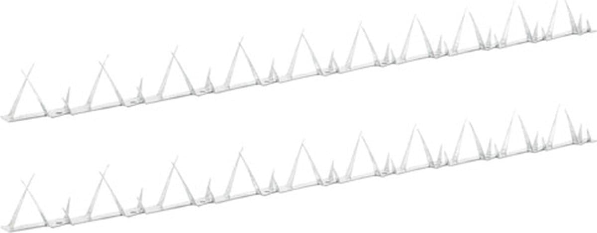 vidaXL - Muurspikes - 2 - st - 1 - m - staal — afbeelding 1