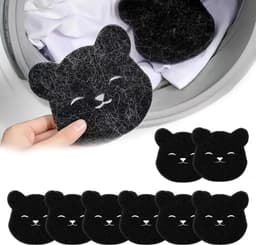 Haarfilters voor wasmachine 8 stuks - herbruikbaar - met smiley-gezicht - effectief voor dierenharen - ShopVlot — thumbnail 1