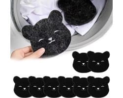 Haarfilters voor wasmachine 8 stuks - herbruikbaar - met smiley-gezicht - effectief voor dierenharen - ShopVlot
