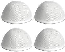 Wasnet voor delicate was, 4 stuks, 18 x 19 cm, waszak voor ondergoed, lingerie en kleine kledingstukken
