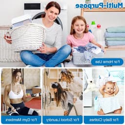 Duurzame Waszakken voor Delicate Kleding - 3 Pack Honingraat Mesh met Rits, Herbruikbare Waszakken voor Ondergoed, Sokken en Bh (12 x 15,7 inch + 16 x 20 inch + 20 inch) — thumbnail 5