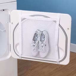 Zak voor wasdroger, speciale tas voor schoenen in de droger en nettas voor wasgoed, beschermt sneakers, voorkomt kluwen, universeel compatibel met wasmachine-drogers — thumbnail 1