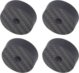 Luidspreker Isolatie Voeten - Trillingsdempers - Audio Verbetering - Koolstofvezel Materiaal - 4 Stuks - Zwart — thumbnail 5