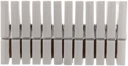 van 48 kleurrijke wasknijpers, zonbestendig, hoogwaardig hard plastic, verzinkte veer, made in EU, gemaakt in Griekenland, milieuvriendelijke doos (wit) — thumbnail 5