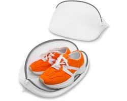 2 Stuks Waszak voor Schoenen in Wasmachine, Herbruikbaar Wasnet met Ritssluiting voor Beha, Sokken, Sneakers, Wasgoed en Reizen