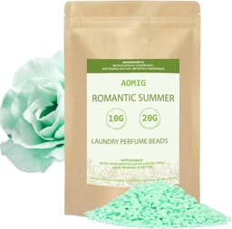 Geparfumeerde wasbolletjes van 500 g voor langdurige frisheid, geurige parels voor kleding, romantische groene geur voor de zomer — thumbnail 1