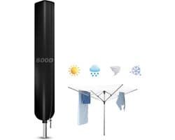 Droogmolen Beschermhoes van 600D Oxford Stof, 180 x 18 x 18 cm, Waterdicht, UV-bestendig en Met Opbergtas, Ideaal voor Wasmachines en Droogapparatuur