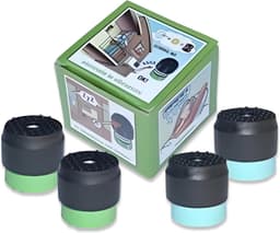 Trillingsdemper - Veer Demper - Airco Buitenunit - Ingewerkte Veren - 70-120kg - Zwart — thumbnail 2