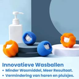 Thijox - Drogerballen 5 stuks - Wasdroger Ballen Haarverwijderaar voor Pluizen en Haren - Anti-Haar Droogballen - Herbruikbare Wasballen voor Huisdier — thumbnail 2