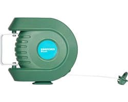 Waslijn Rol - Drooglijn - Ruimte Besparen - Automatisch Intrekbaar - 12 Meter - Wit