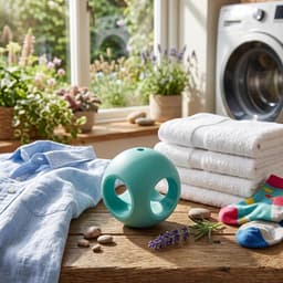 SnelShoppen - Reusable Wasbal voor Wasmachine - Effectieve Vlekkenverwijderaar, Antibacterieel en Geurverdrijvend, Veilig voor het Gezin, Eco-vriendel — thumbnail 3