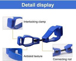 SnelShoppen - 5PCS Jachtuitrusting Clips, Hangende Riemclip voor Bevestigen van Petten, Handschoenen en Wandelen, Duurzaam Kunststof, Sterk en Slijtva — thumbnail 4