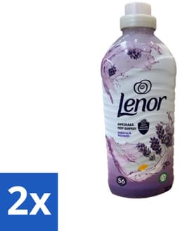 2 x Lenor – Wasverzachter – Lavender & Kamille – 56 Wasbeurten – 1176 ml - Wasverzachter - Lavendel - Kamille - Wasgeur - Wasverzachting — thumbnail 1