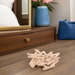 Houten Wasknijpers - Kleine Knijpers - Wasgoed Ophangen - Gladgeschuurd Ontwerp - 25 Stuks - Beige — thumbnail 4