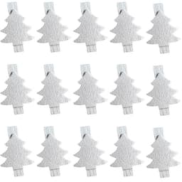 Dailygoody - Houten wasknijpers - Decoratieve knijpers - 100 stuks — thumbnail 2