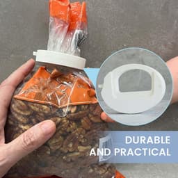 Voedselzakclips - Keuken Klemmen - Producten Bewaren - Stevig ABS Materiaal - 7.4 x 5.6 cm - A — thumbnail 3