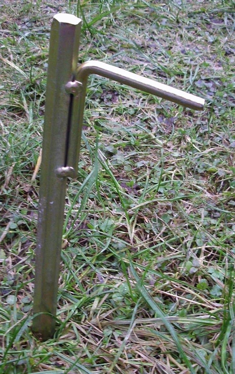 Tentharingen Grondanker - Grondpennen Stabiliteit - Tent Bevestigen - Extreem Stabiel Staal - 50 cm Lengte - Verzinkt — afbeelding 1