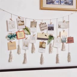 Houten Was Knijpers - Kleine Houten Clips - Foto's Ophangen - Natuurlijk Hout Metaal - 3.5 cm - Gekleurd — thumbnail 2