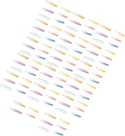 Houten Wasknijpers - Kleurrijke Clips - Handwerk en Decoratie - Geurloos Berkenhout - 100 stuks - Multicolor — thumbnail 2