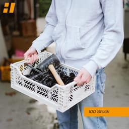 Grondanker - Zwart - 14,5 cm lang - Kunststof met 6 Weerhaken - Voor Tenten, Dekzeilen en Tuinvlies — thumbnail 5