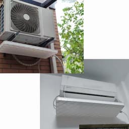 Condensopvangbak Airco - Afvoerbak Buitenunit - Water Afvoeren - Lekvrije Afvoer - 71x24cm - Zwart — thumbnail 2
