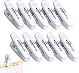 Kledingklemmen - Wasknijpers - Kleding Drogen - Winddicht Antislip - 10 Stuks - Wit — thumbnail 1