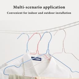Reis Waslijn - Droogrek Hanger - Kleding Drogen - Winddicht Ontwerp - 5 Meter - Grijs — thumbnail 4