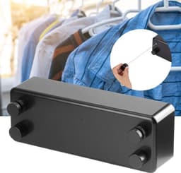 NTH products- Waslijn Uittrekbaar 4 m - Wandwaslijn - Intrekbaar - Ruimtebesparend - Maximaal 15 kg - Kunststof/Ruimtealuminium - Drooglijn — thumbnail 5